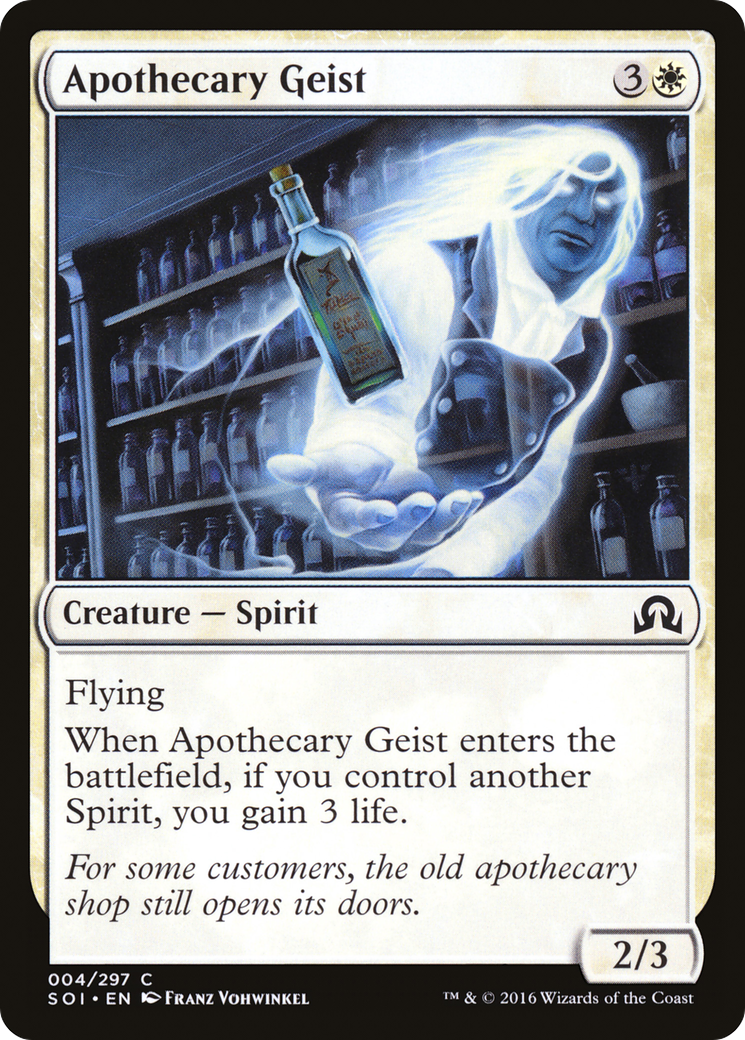 Image of Apothecary Geist (SOI-004) - Shadows over Innistrad