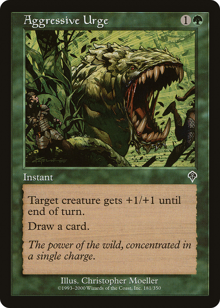 Image of Aggressive Urge (INV-181) - Invasion Foil