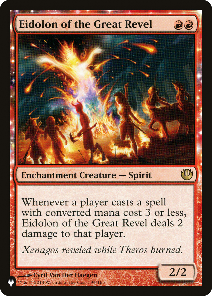 Image of Eidolon of the Great Revel (LIST-JOU-94) - The List: (enchantment)
