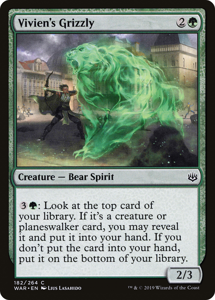 Image of Vivien's Grizzly (WAR-182) - War of the Spark