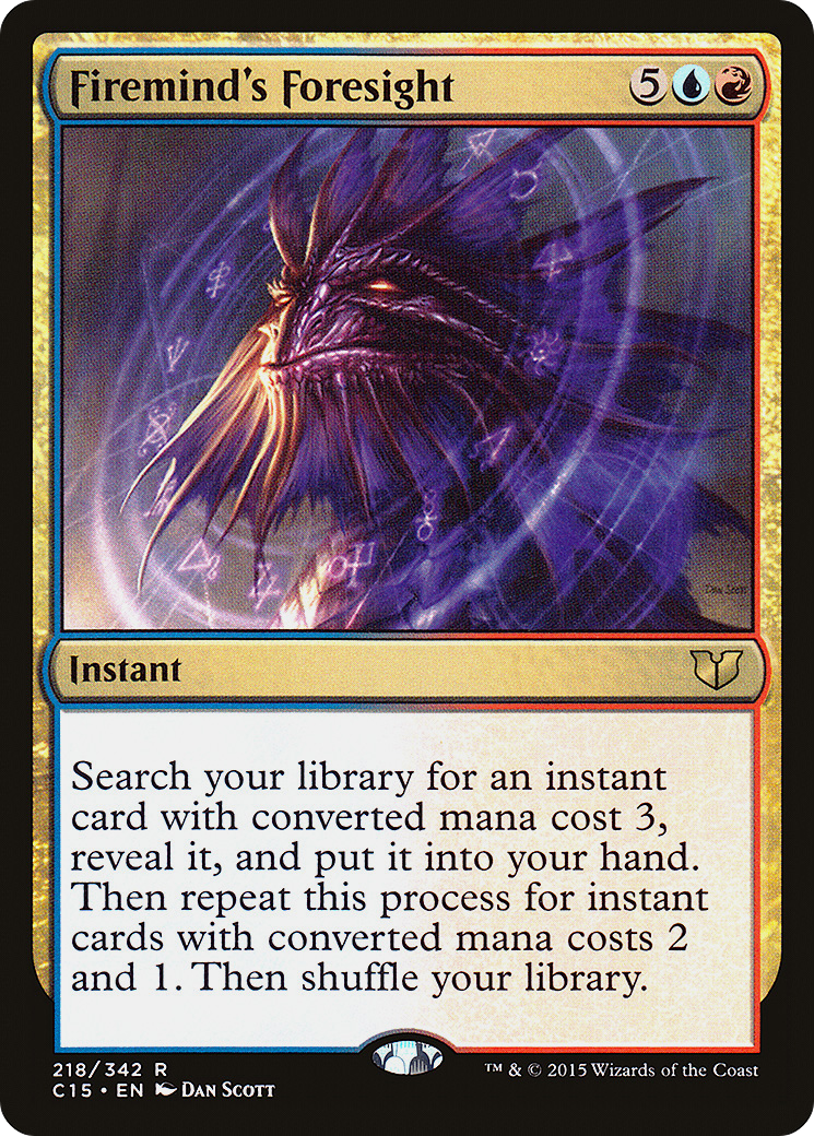 Image of Firemind's Foresight (C15-218) - Commander 2015