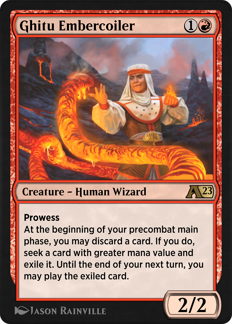 Image of Ghitu Embercoiler (YDMU-012) - Alchemy: Dominaria