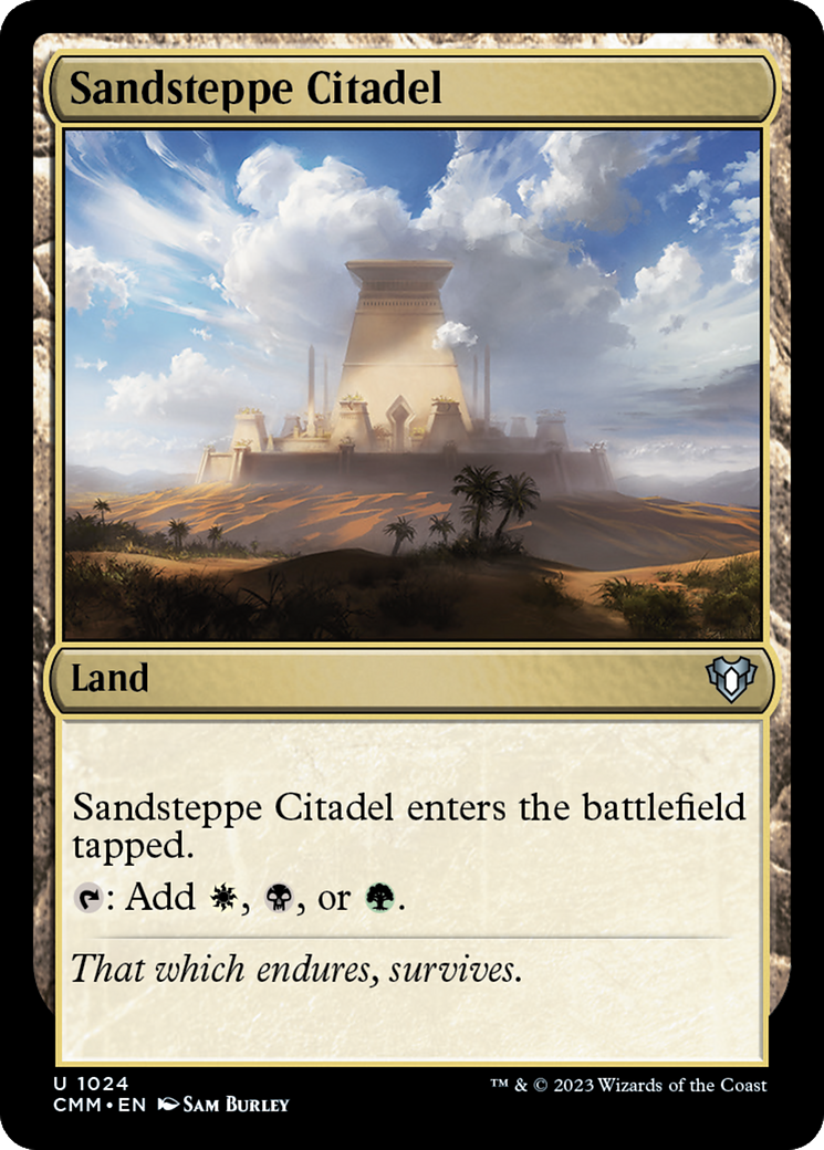 Image of Sandsteppe Citadel (CMM-1024) - Commander Masters