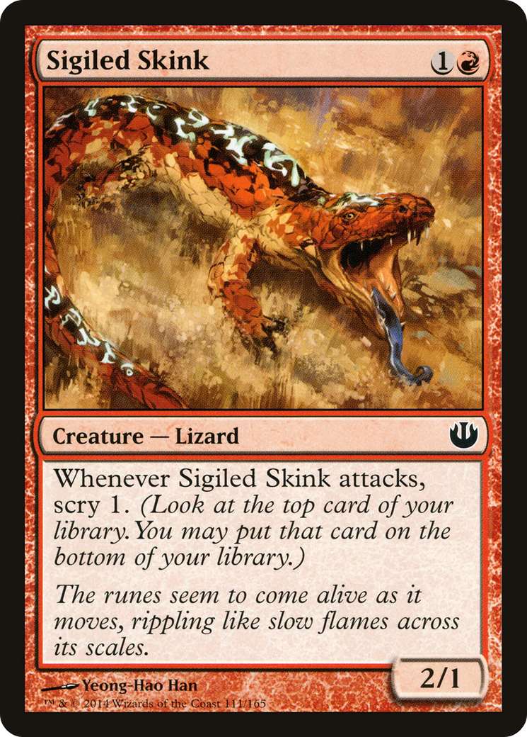 Image of Sigiled Skink (JOU-111) - Journey into Nyx Foil
