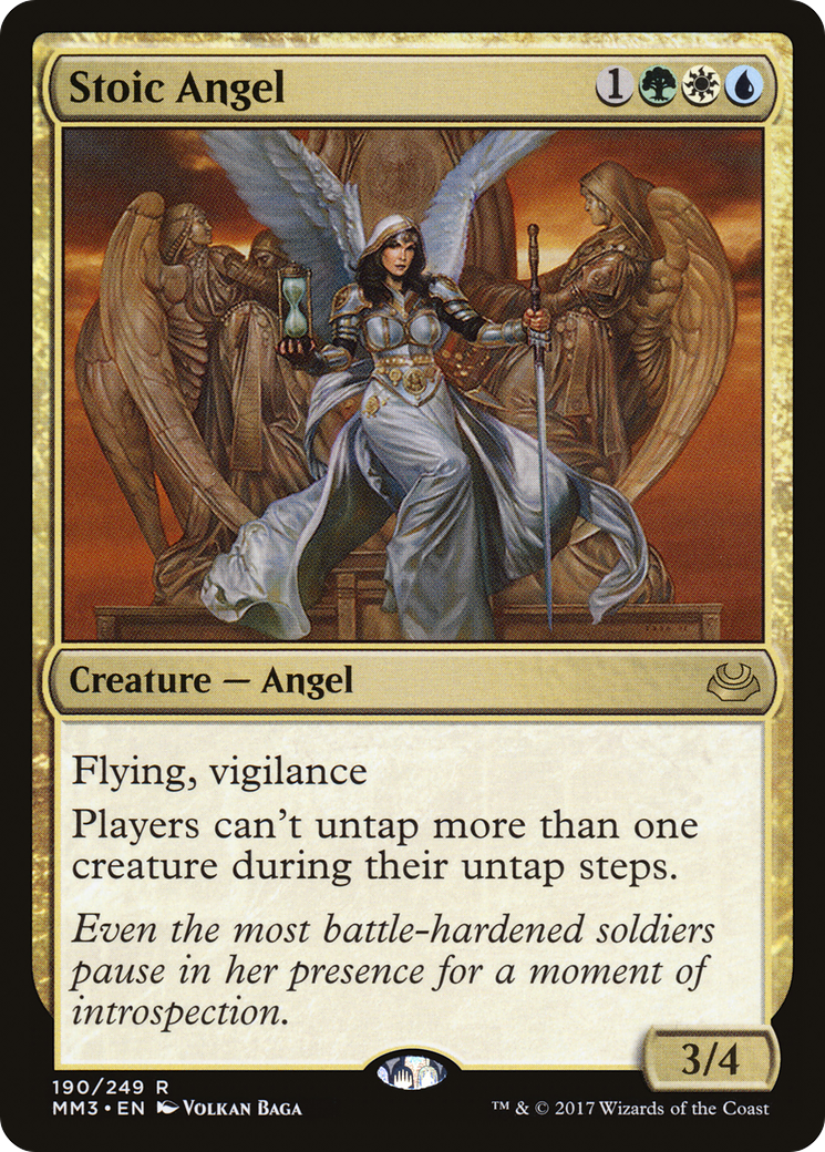 Image of Stoic Angel (MM3-190) - Modern Masters 2017 Foil