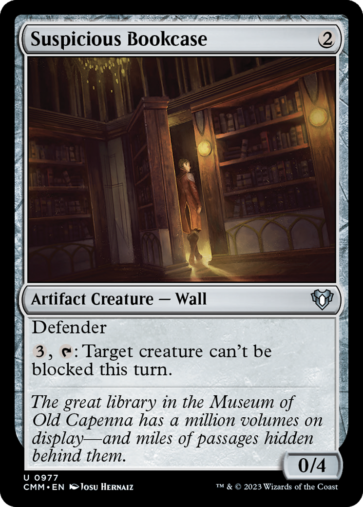 Image of Suspicious Bookcase (CMM-977) - Commander Masters
