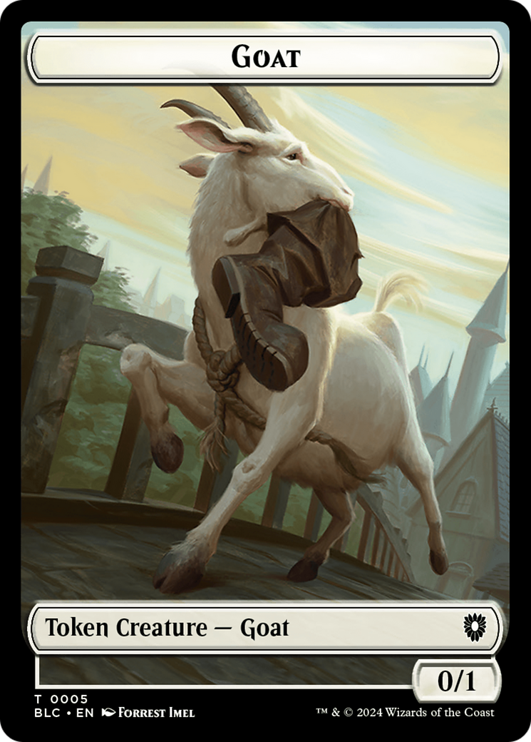Image of Goat (TBLC-005) - Bloomburrow Commander Tokens Foil