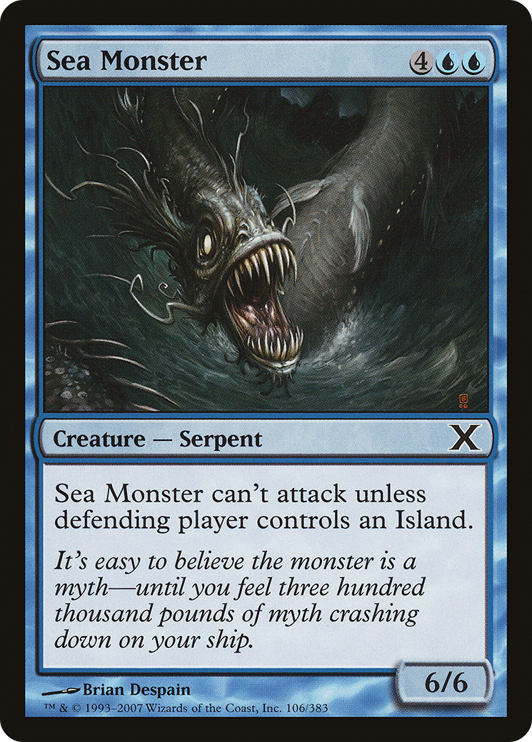 Image of Sea Monster (10E-106) - Tenth Edition