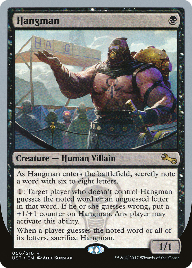 Image of Hangman (UST-056) - Unstable Foil