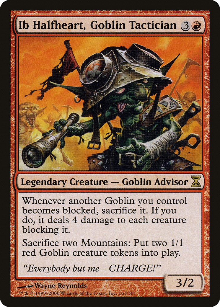Image of Ib Halfheart, Goblin Tactician (TSP-163) - Time Spiral