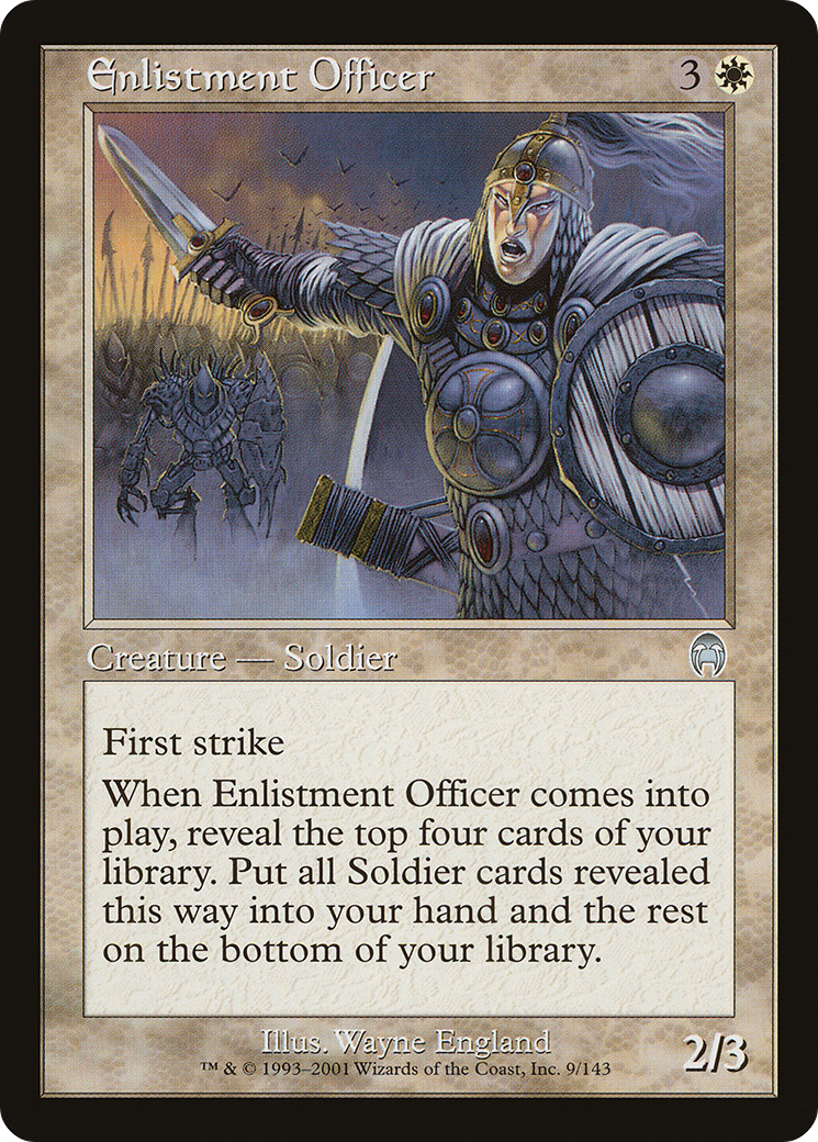 Image of Enlistment Officer (APC-009) - Apocalypse Foil