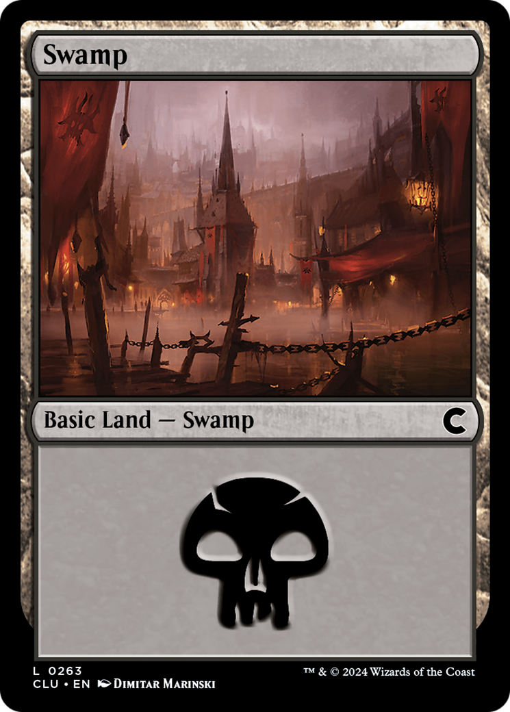 Image of Swamp (0263) (CLU-263) - Ravnica: Clue Edition