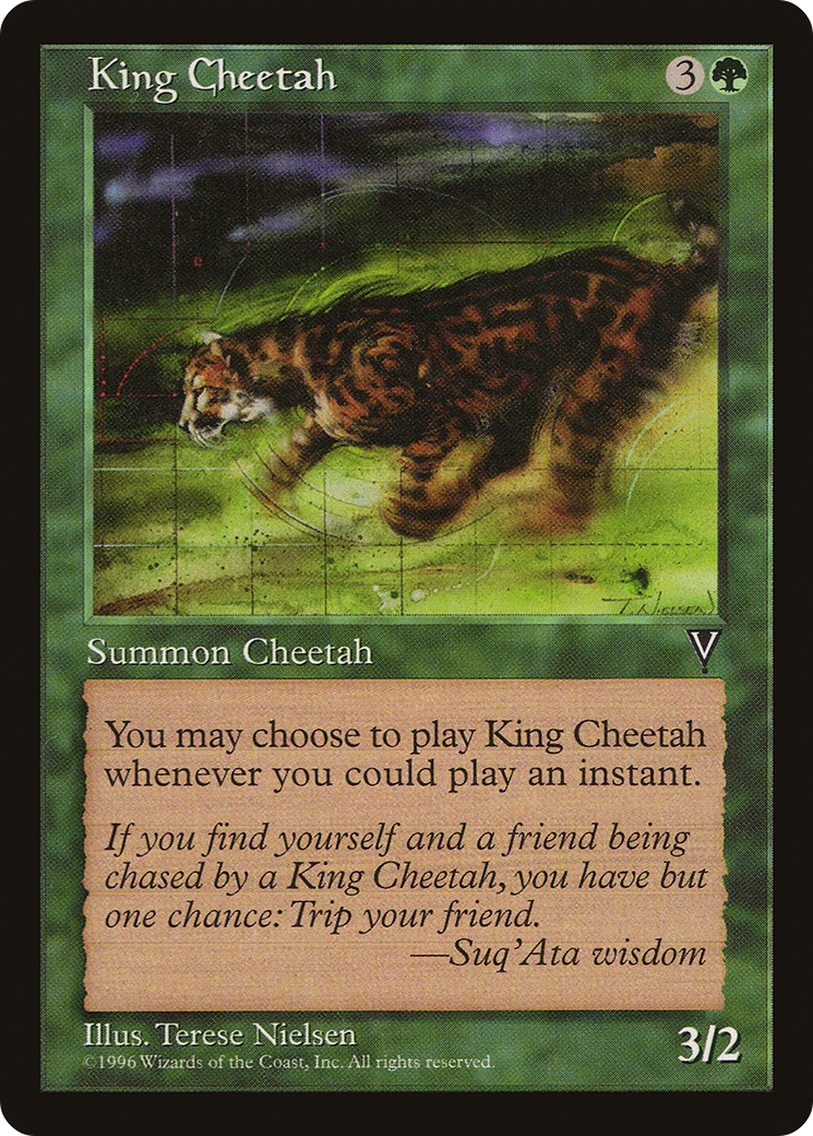 Image of King Cheetah (VIS-) - Visions