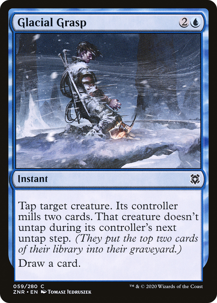 Image of Glacial Grasp (ZNR-059) - Zendikar Rising Foil