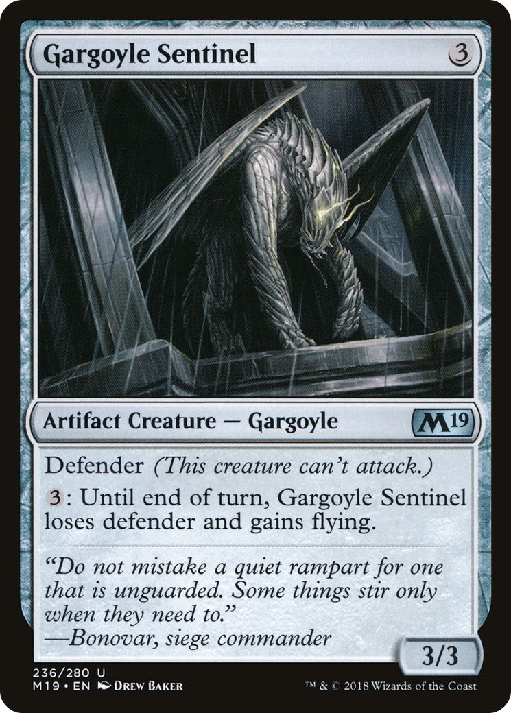 Image of Gargoyle Sentinel (M19-236) - Core Set 2019