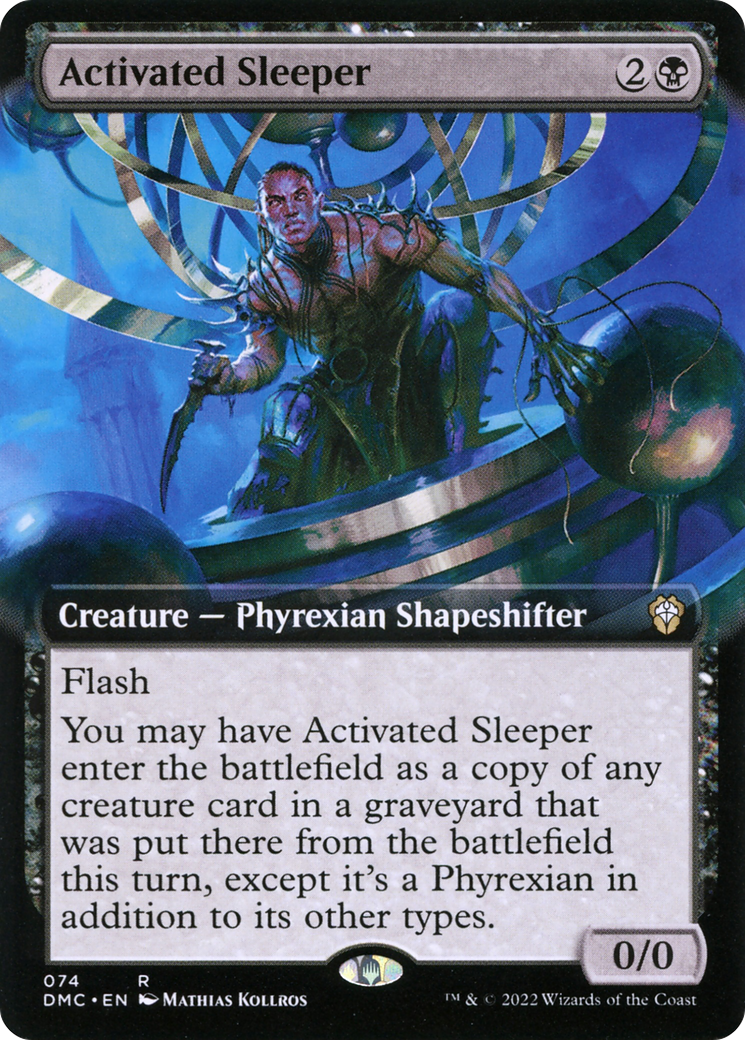 Image of Activated Sleeper (Extended Art) (DMC-074) - Dominaria United Commander: (Extended Art) Foil