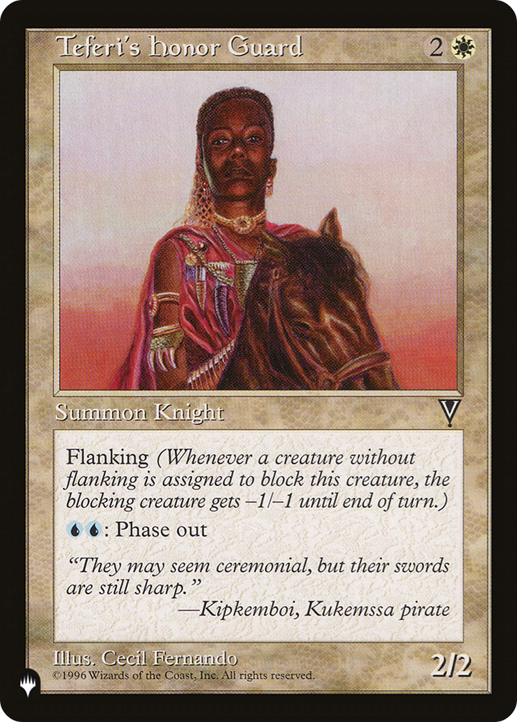 Image of Teferi's Honor Guard (LIST-VIS-22) - The List