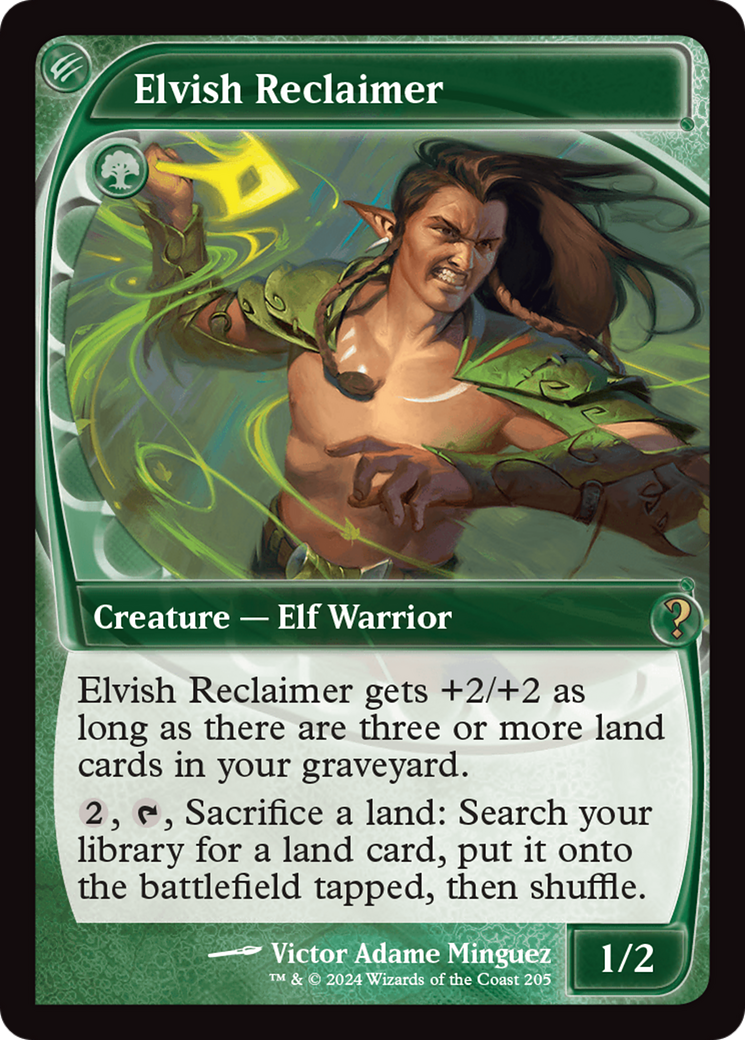 Image of Elvish Reclaimer (Future Sight) (MB2-205) - Mystery Booster 2 Foil