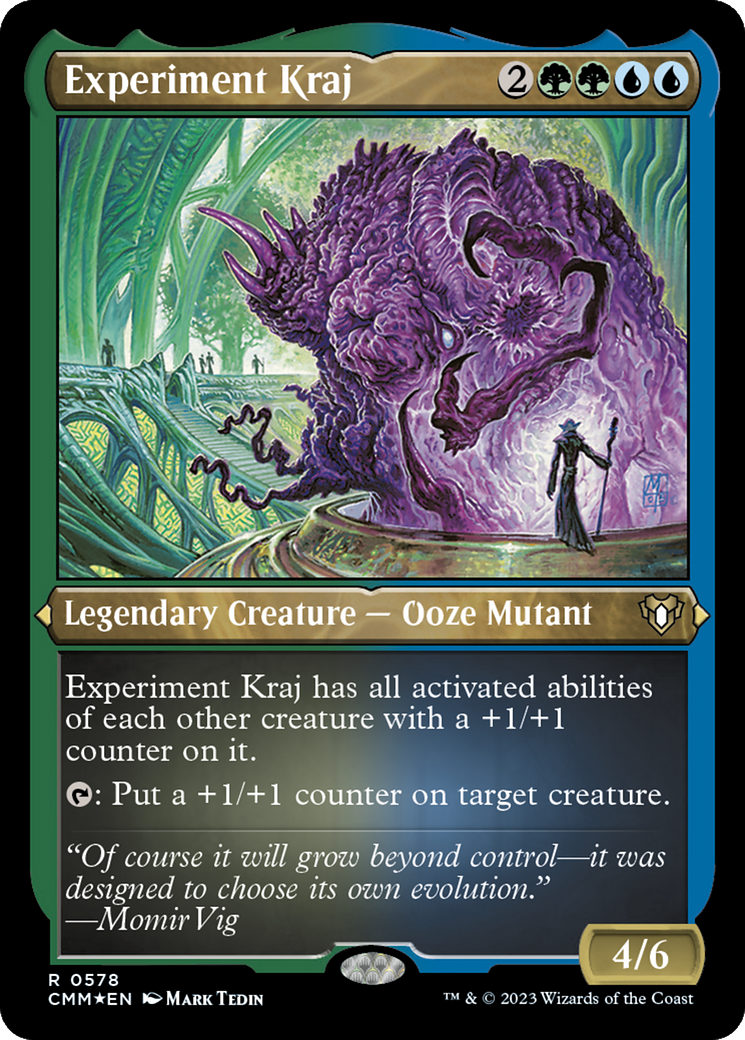 Image of Experiment Kraj (CMM-578) - Commander Masters Etched Foil