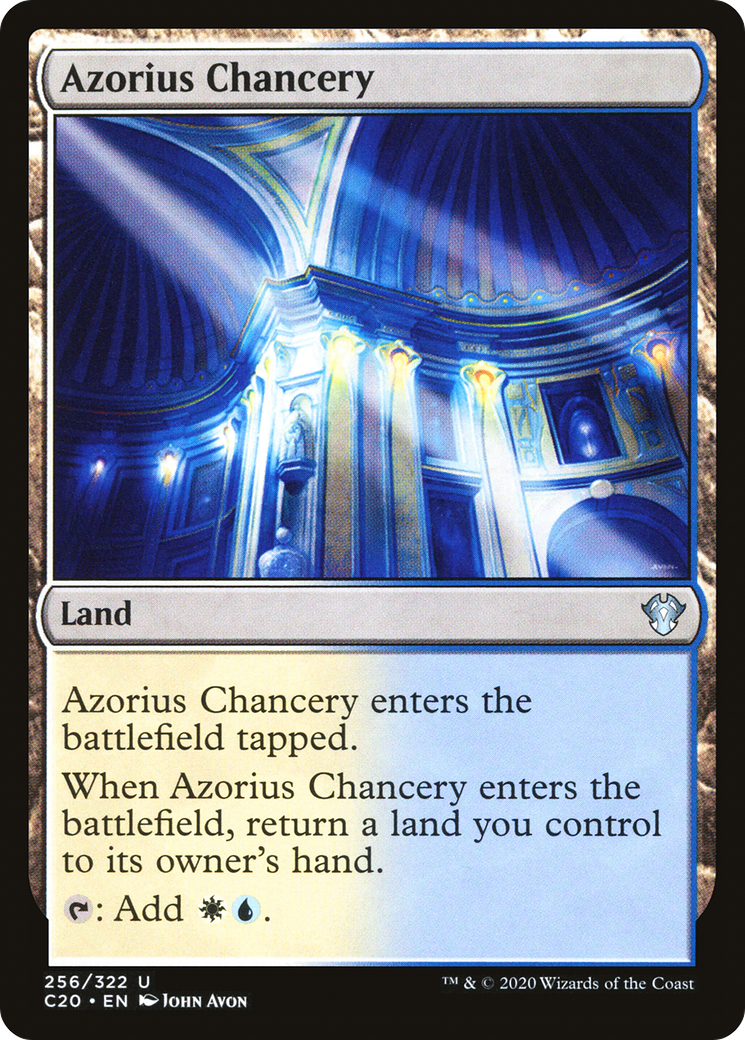 Image of Azorius Chancery (C20-256) - Commander 2020