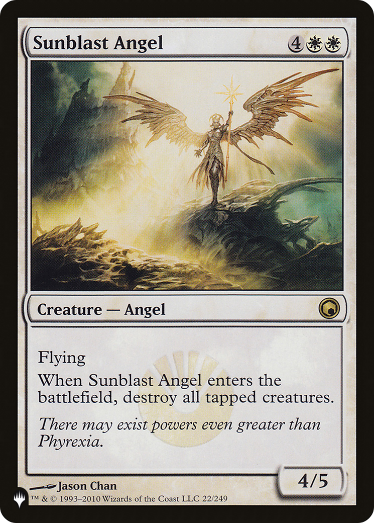 Image of Sunblast Angel (LIST-SOM-22) - The List Foil