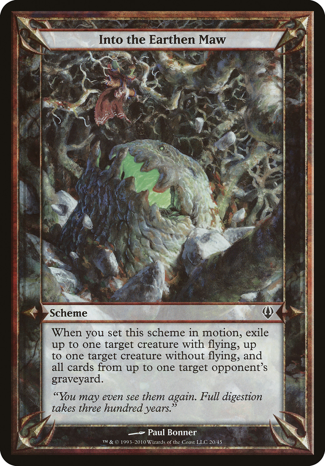 Image of Into the Earthen Maw (Archenemy) (OVER-) - Archenemy Schemes