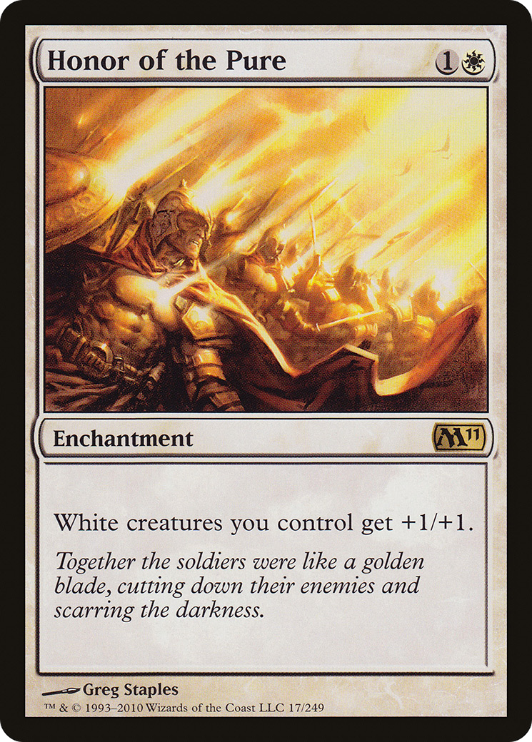 Image of Honor of the Pure (M11-017) - Magic 2011