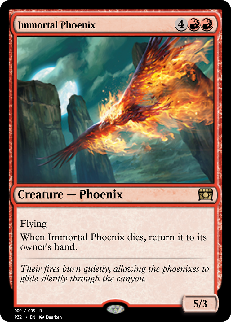 Image of Immortal Phoenix (PZ2-70773) - Treasure Chest Foil