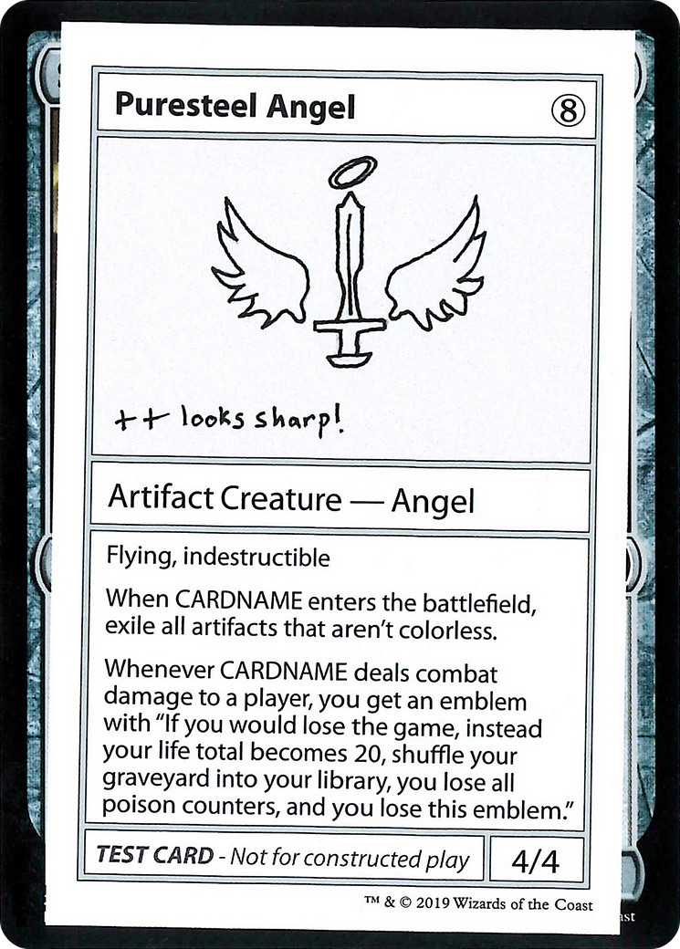 Image of Puresteel Angel (No PW Symbol) (CMB1-) - Mystery Booster Playtest Cards 2021