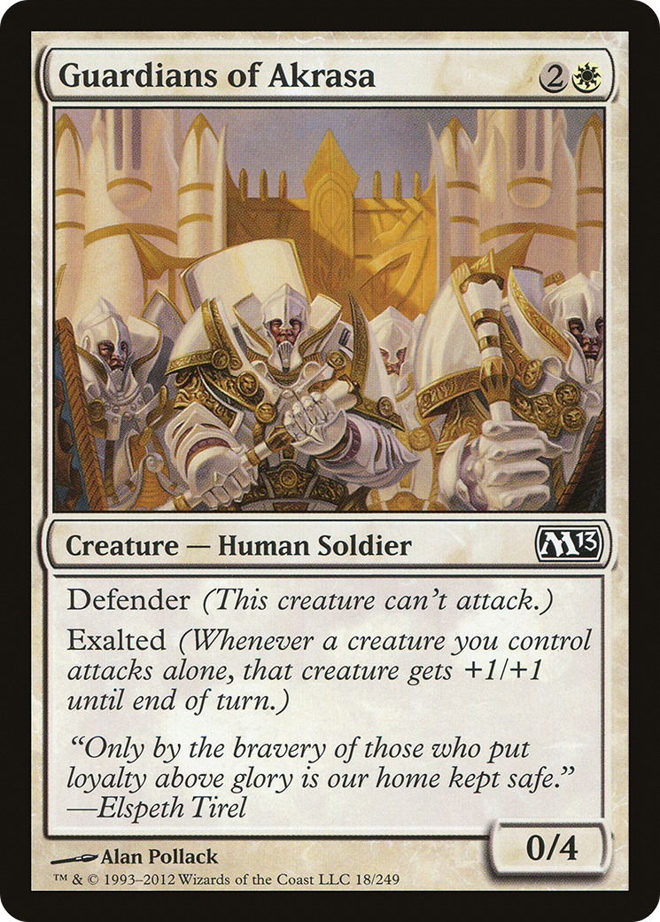 Image of Guardians of Akrasa (M13-018) - Magic 2013 Foil
