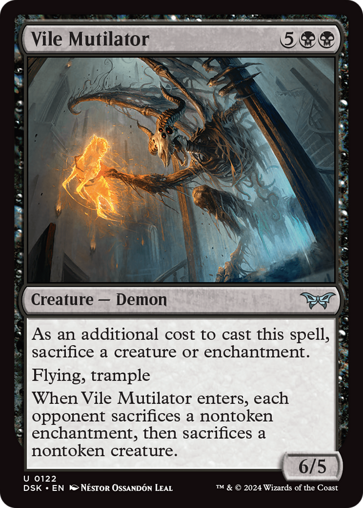 Image of Vile Mutilator (DSK-122) - Duskmourn: House of Horror