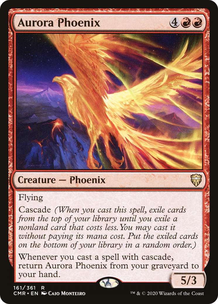 Image of Aurora Phoenix (CMR-161) - Commander Legends Foil