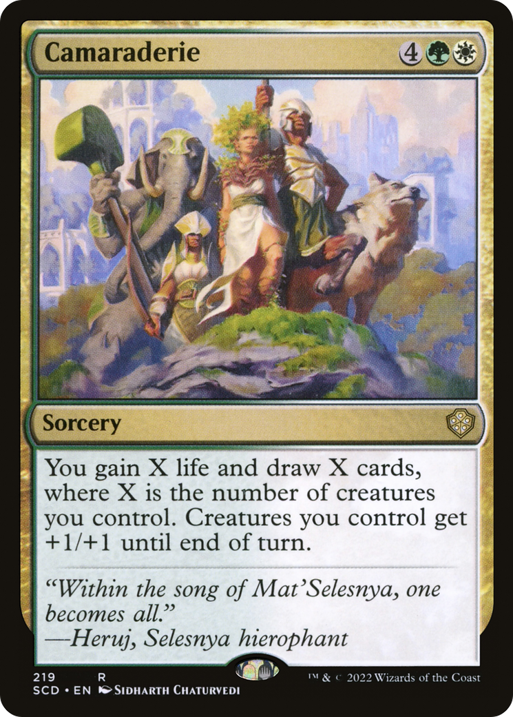 Image of Camaraderie (SCD-219) - Starter Commander Decks