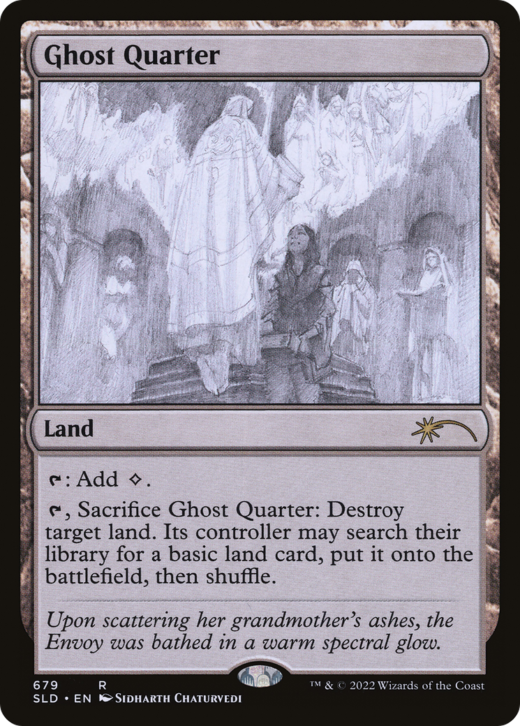 Image of Ghost Quarter (679) (SLD-679) - Secret Lair Drop Foil