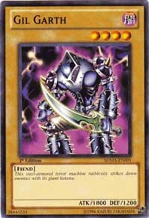 Image of Gil Garth (SDMA-EN001) - Structure Deck: Marik 1st Edition