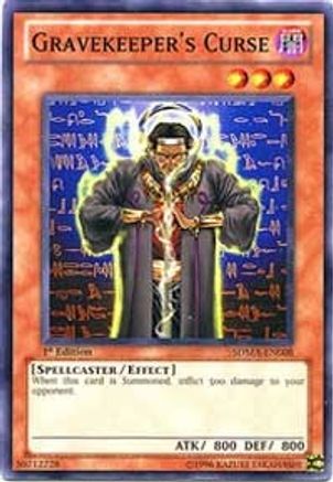 Image of Gravekeeper's Curse (SDMA-EN008) - Structure Deck: Marik 1st Edition