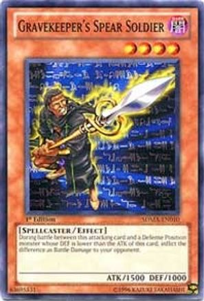 Image of Gravekeeper's Spear Soldier (SDMA-EN010) - Structure Deck: Marik Unlimited