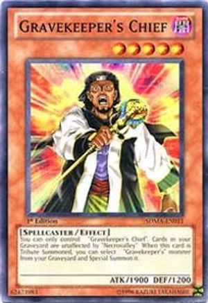 Image of Gravekeeper's Chief (SDMA-EN011) - Structure Deck: Marik 1st Edition