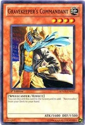 Image of Gravekeeper's Commandant (SDMA-EN017) - Structure Deck: Marik 1st Edition
