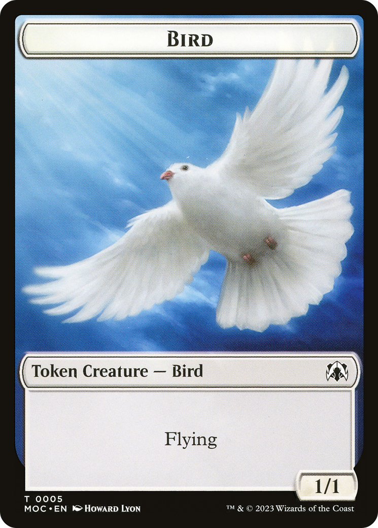 Image of Bird (TMOC-005) - March of the Machine Commander Tokens