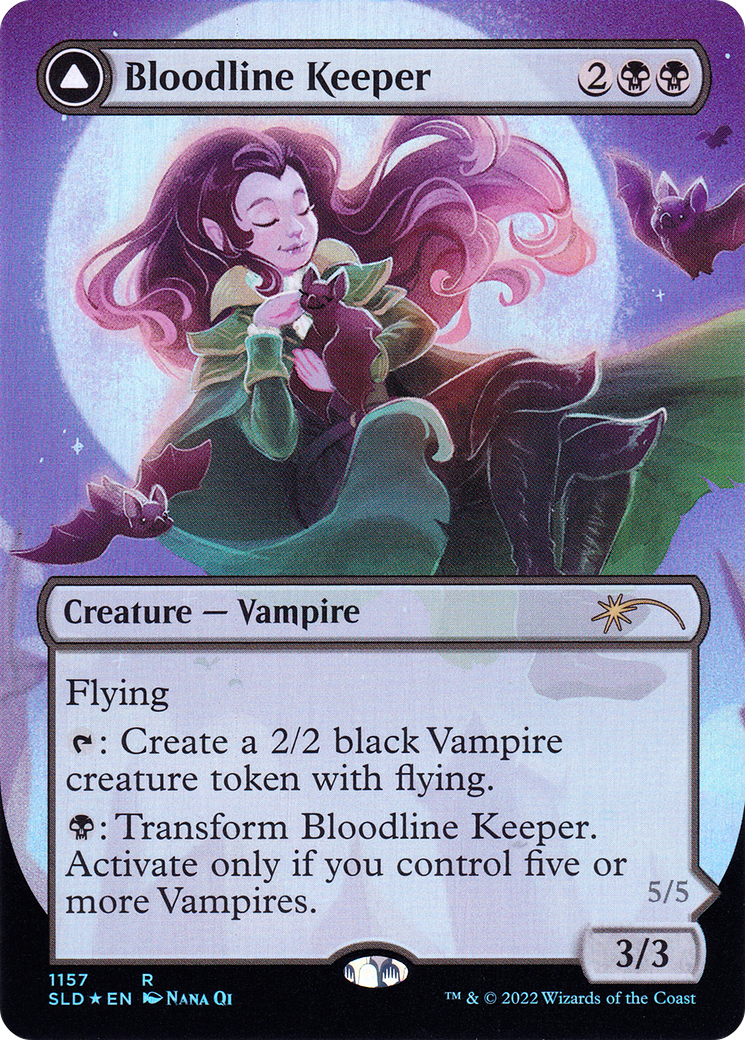 Image of Bloodline Keeper (SLD-1157) - Secret Lair Drop (Borderless) Foil