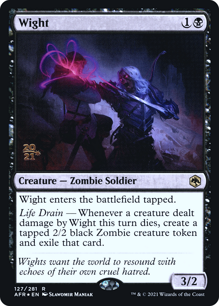 Image of Wight (PRE-127) - Adventures in the Forgotten Realms Promos Foil