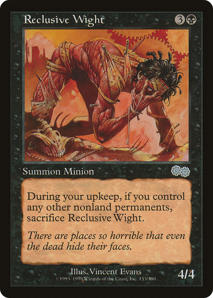 Image of Reclusive Wight (USG-153) - Urza's Saga
