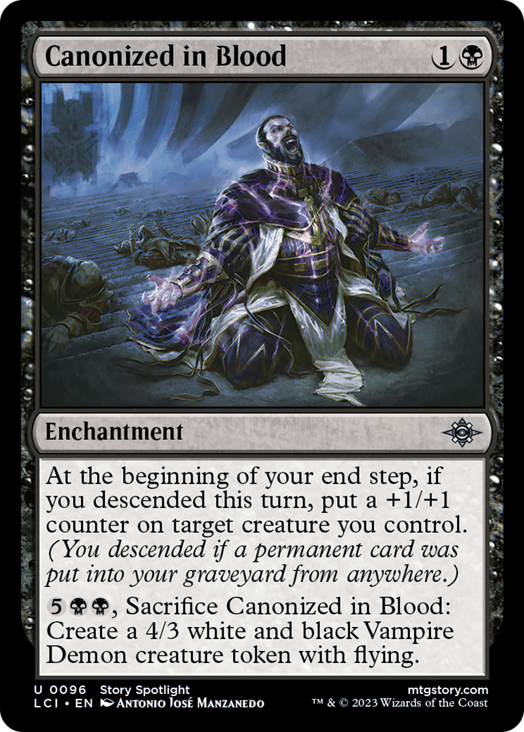 Image of Canonized in Blood (LCI-096) - The Lost Caverns of Ixalan Foil