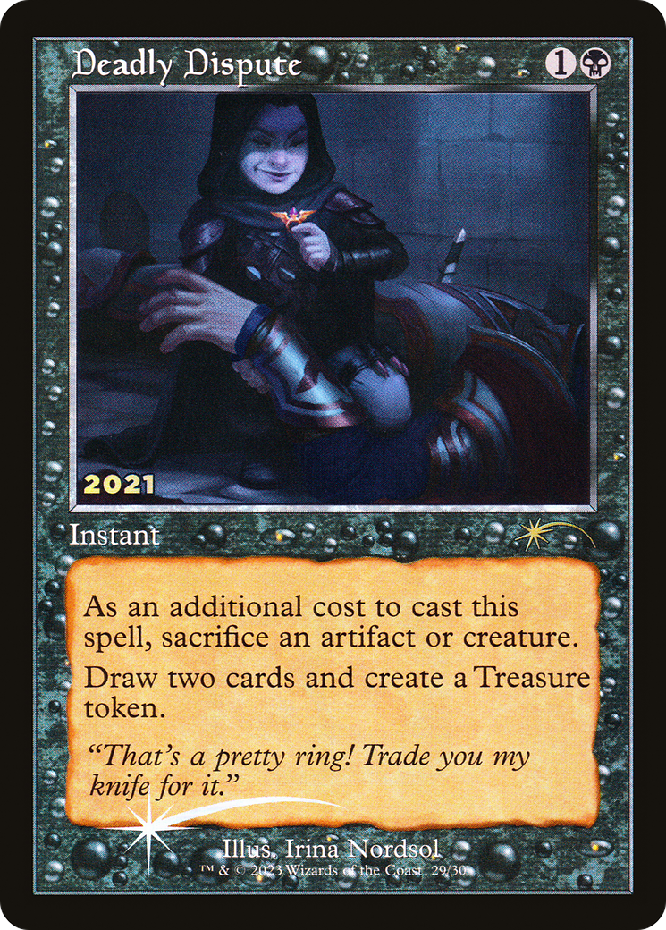 Image of Deadly Dispute (30A-P-029) - 30th Anniversary Play Promos Foil