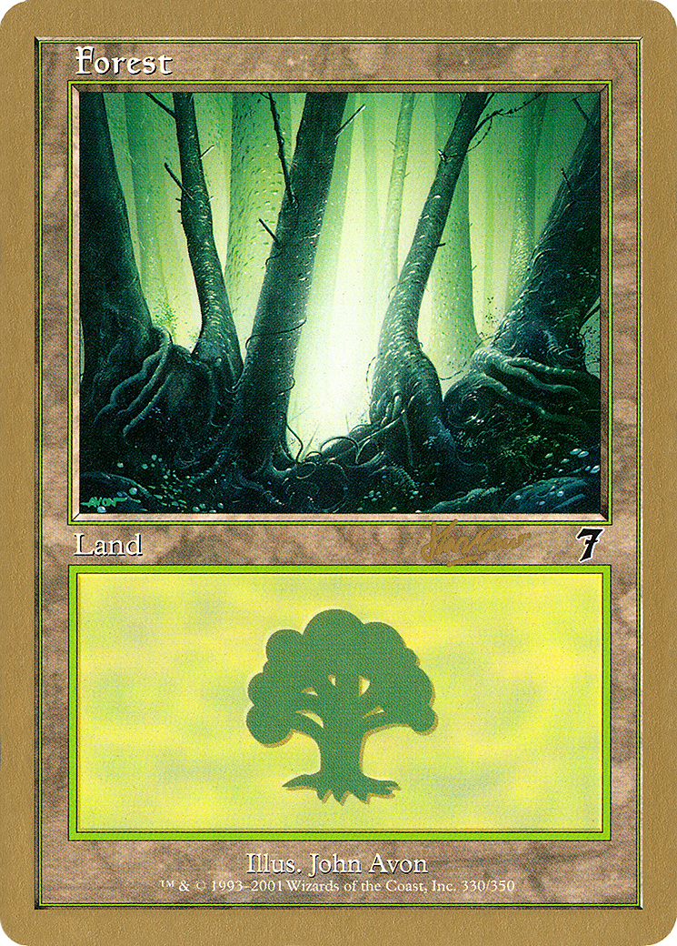 Image of Forest (330) - 2002 Sim Han How (7ED) (WCD-) - World Championship Decks 2002