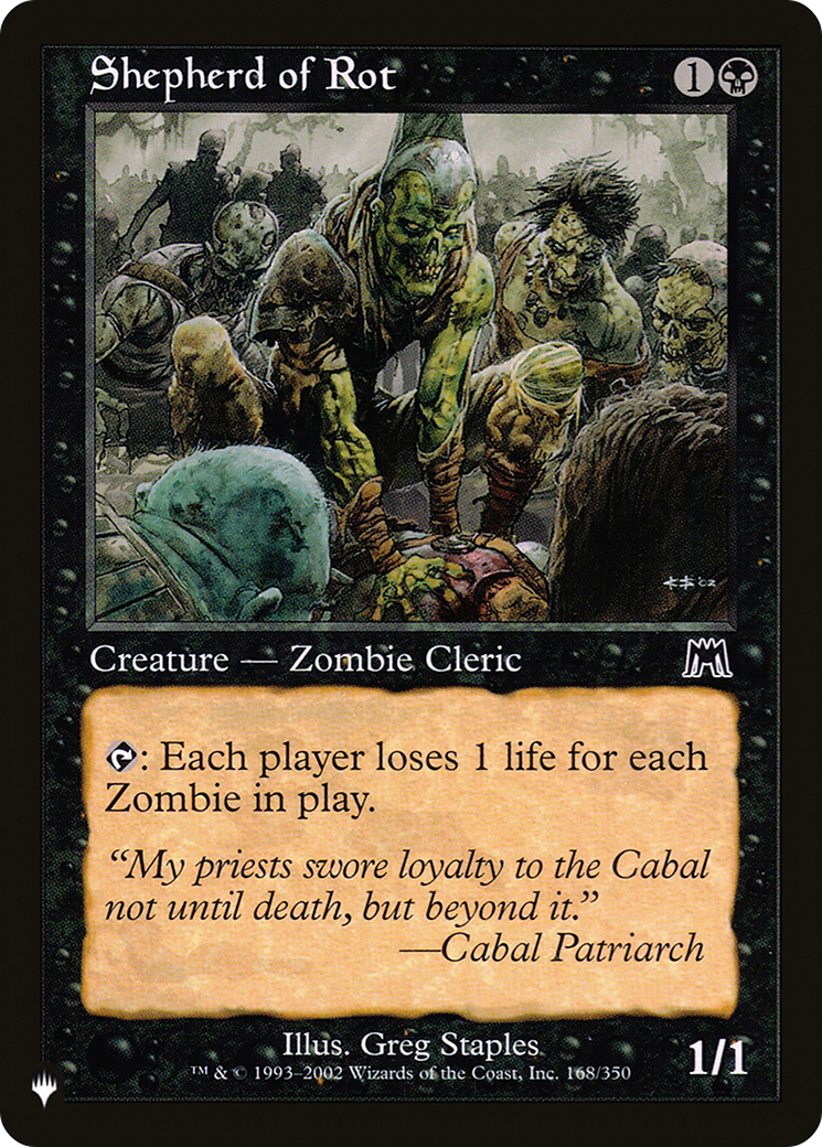 Image of Shepherd of Rot (LIST-ONS-168) - The List