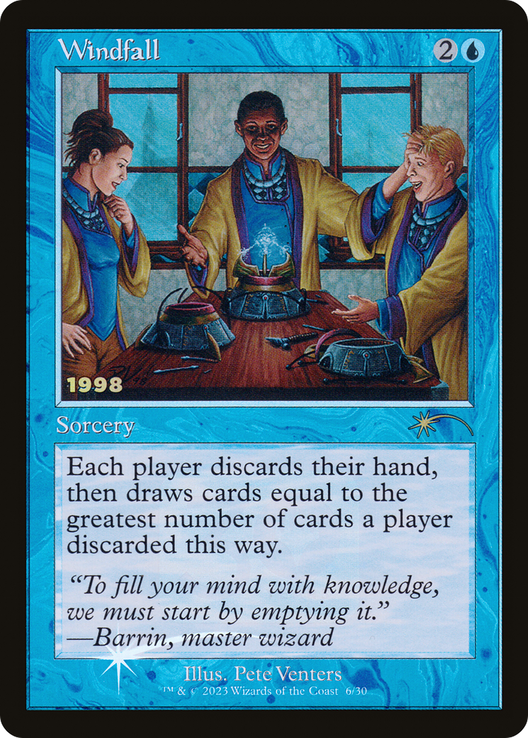 Image of Windfall (30A-P-006) - 30th Anniversary Play Promos Foil