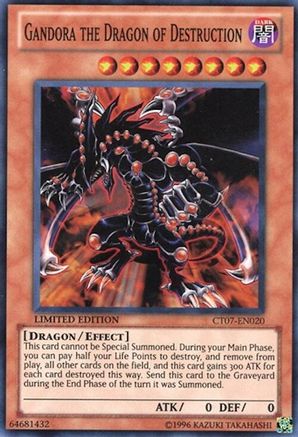 Image of Gandora the Dragon of Destruction (CT07-EN020) - 2010 Collectors Tins Limited