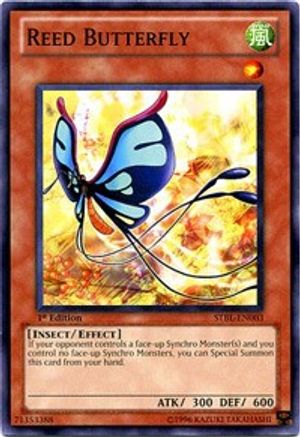 Image of Reed Butterfly (STBL-EN003) - Starstrike Blast 1st Edition